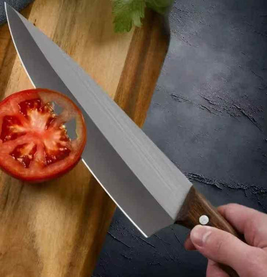 Rosewood Handle Stainless Steel Kitchen Knife