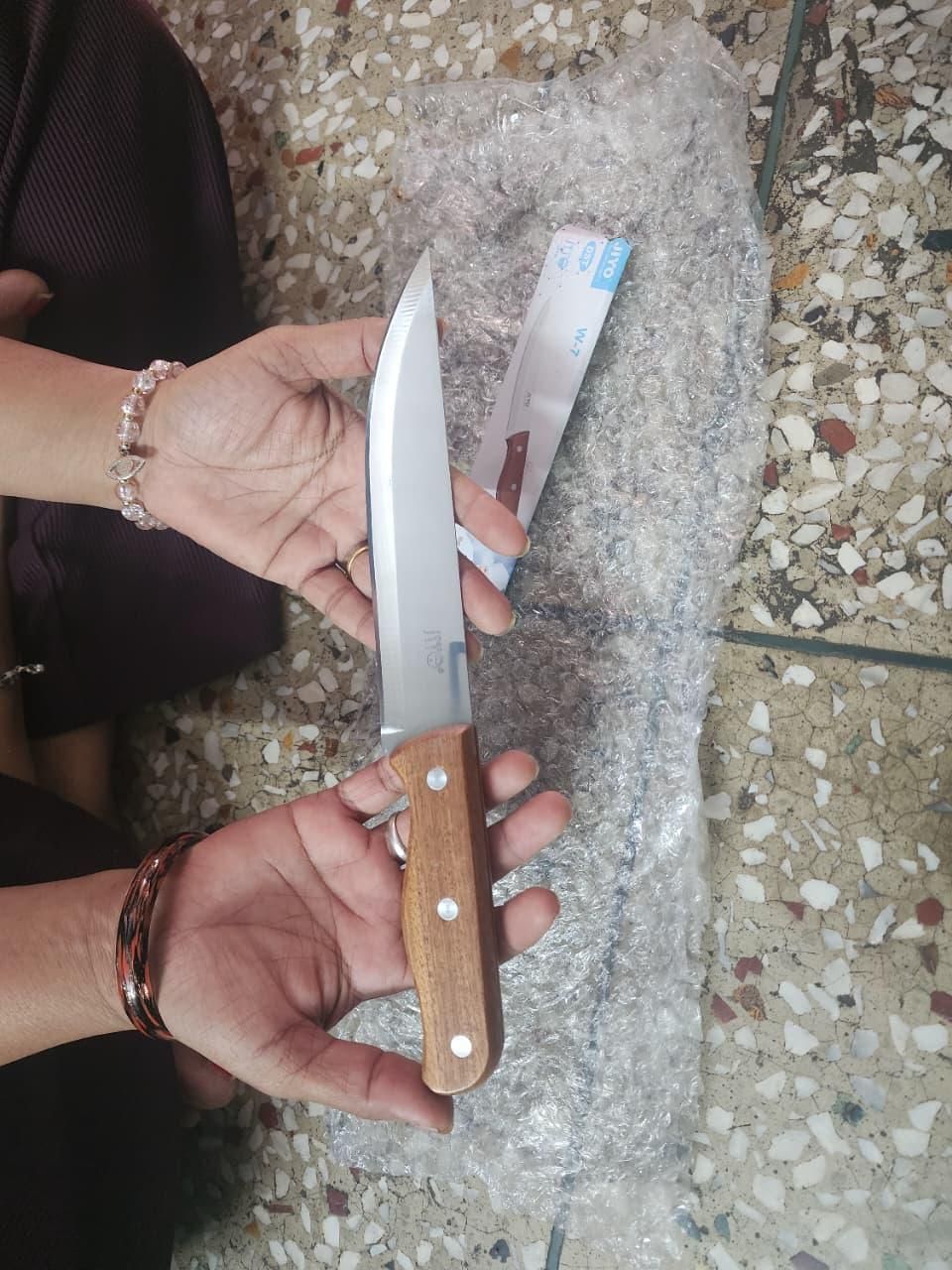 Rosewood Handle Stainless Steel Kitchen Knife